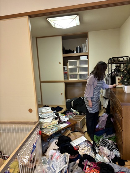 片付けサポートちゃんと行ってます♪